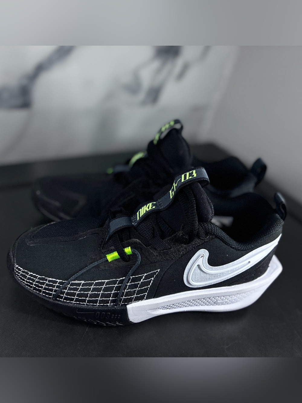 Nike Air Zoom GT Cut 3 'Black & White' kids - Picture 6 of 9